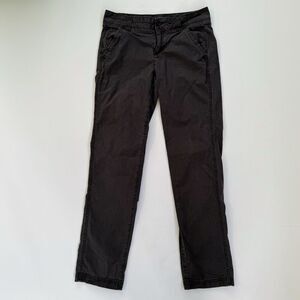 Eddie Bauer Pants Womens 2 Grey Cotton Blend Specially Dyed Slash Pockets